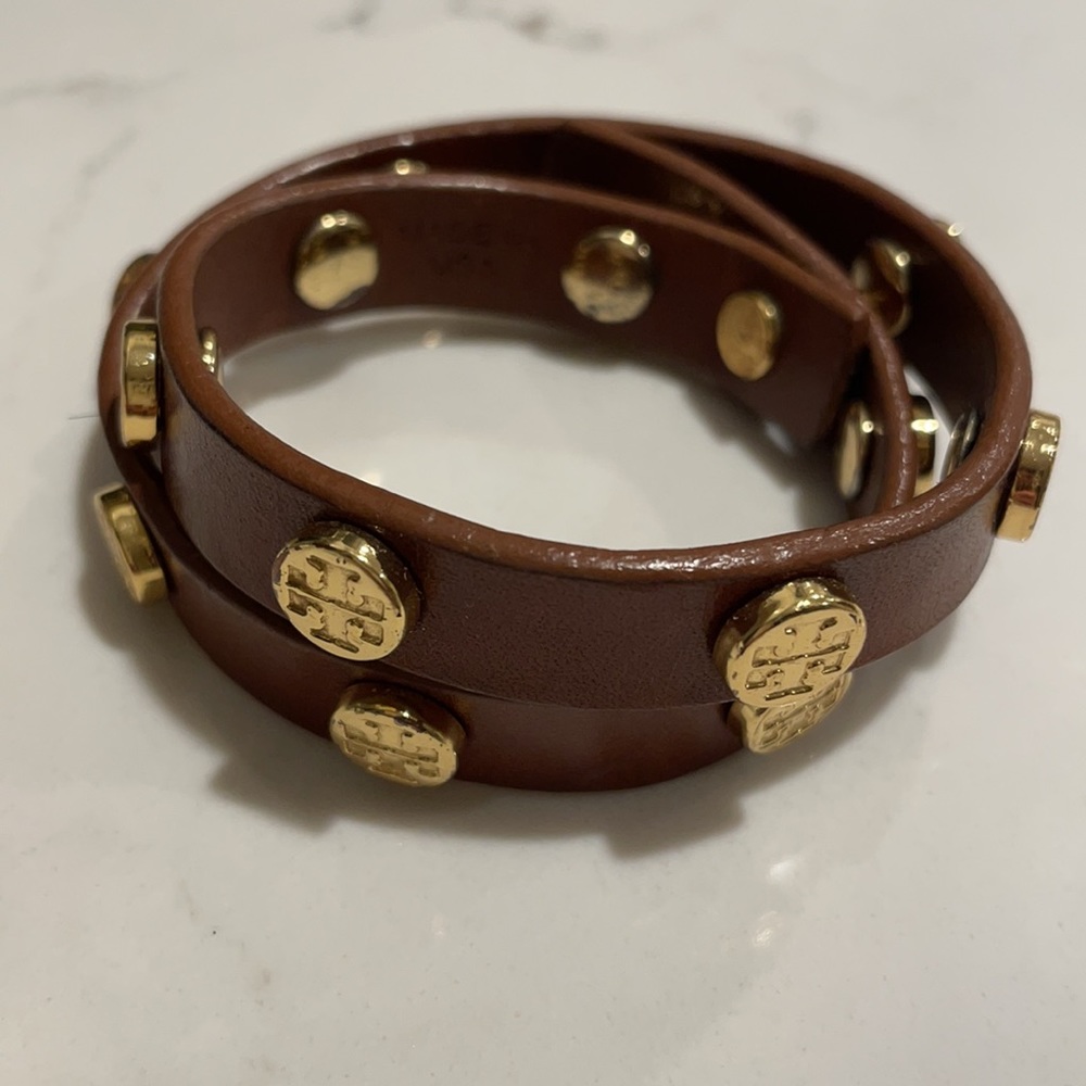 Tory Burch Wrap Logo Bracelet
